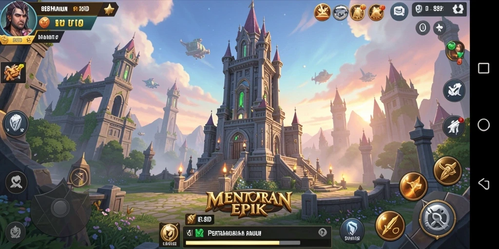 Tampilan gameplay action-packed di 88ID, menara yang siap mempertahankan.