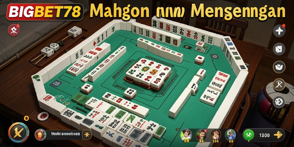 Screenshot BIGBET78 menampilkan permainan Mahjong yang seru dan interaktif.