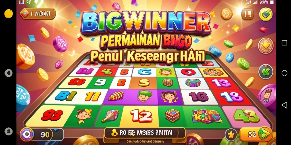 Tampilan gameplay Bingo yang seru dan interaktif.