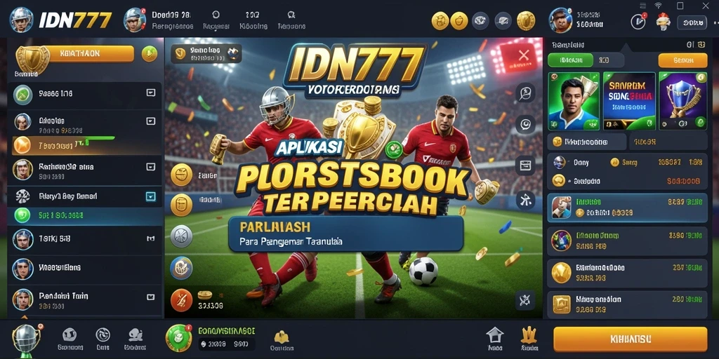 Tampilan gameplay taruhan olahraga yang menarik di IDN777.