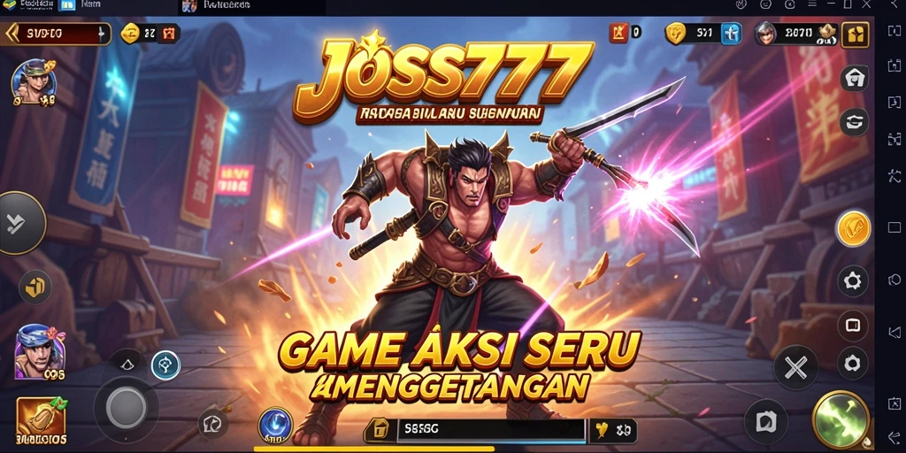 Tampilan seru pertarungan di JOSS777 dengan grafis memukau.