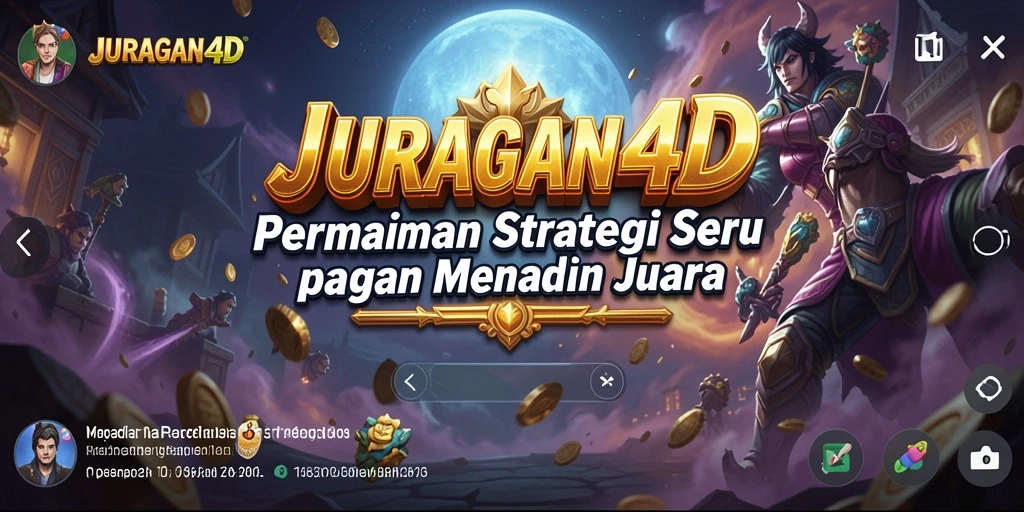 Tampilan gameplay seru dan interaktif di JURAGAN4D.