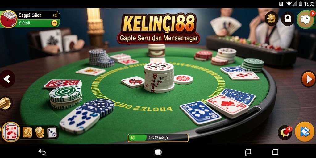 Gameplay seru KELINCI88 dalam permainan Gaple.