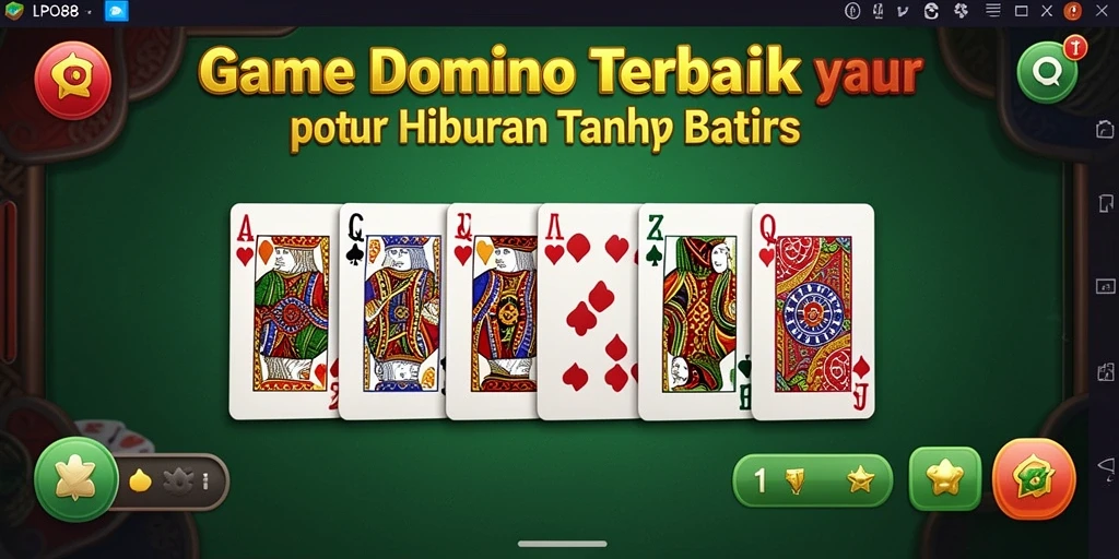 Tampilan gameplay seru di LPO88 saat bermain domino.