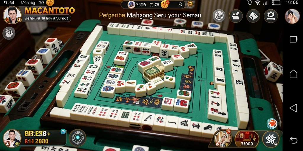 Screenshot gameplay <strong>MACANTOTO</strong> yang menunjukkan keseruan permainan <strong>Mahjong</strong>.