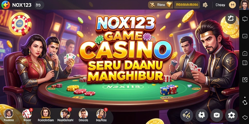 Tampilan seru gameplay Kasino di NOX123 yang mengasyikkan.