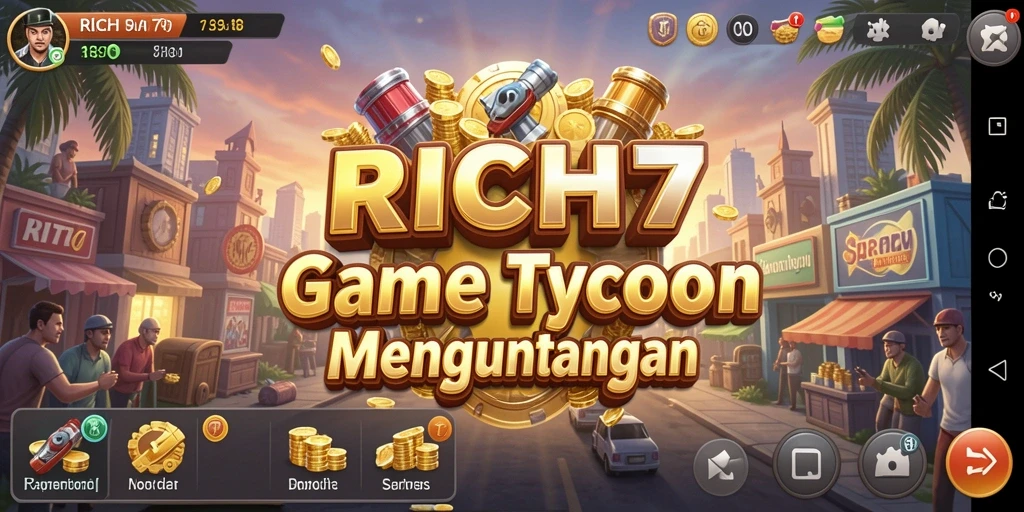 Tampilan gameplay RICH7 yang seru dan menarik.