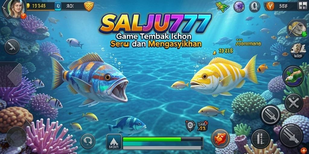 Tampilan menarik gameplay Tembak Ikan yang menantang.