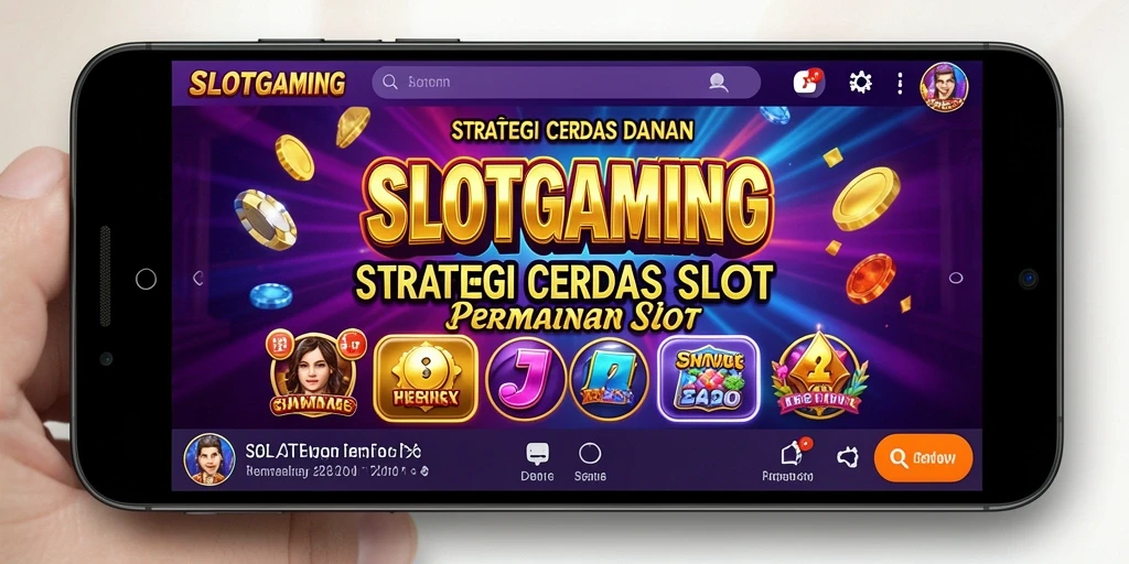 Tampilan menegangkan dari gameplay strategi SLOTGAMING.